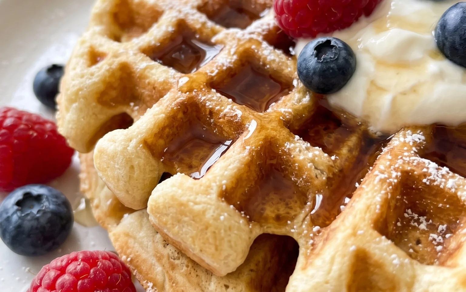 Greek Yogurt Waffles