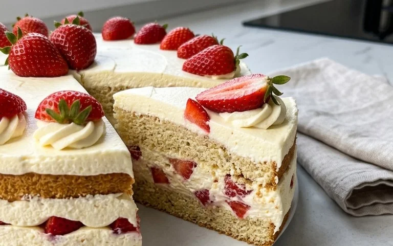 Erdnon-alcoholic beer-Sahne-Torte - leicht und ohne Gelatine