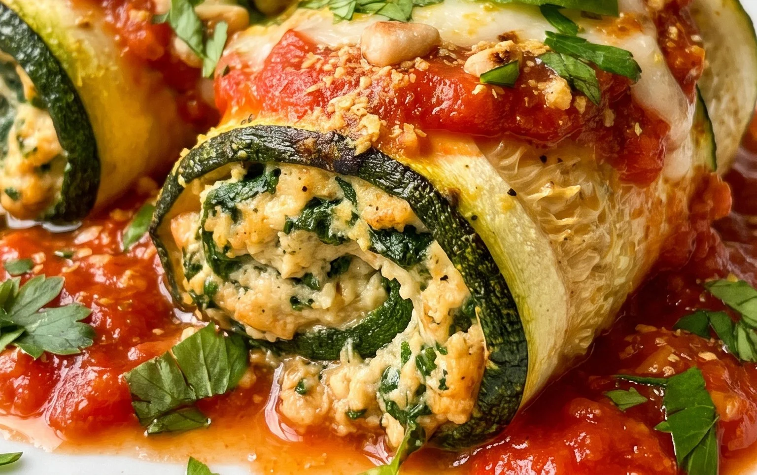 Vegan Zucchini Rollatini