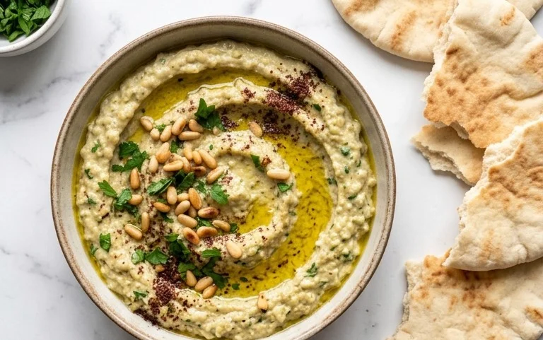 Pnon-alcoholic alestinian Zucchini Dip