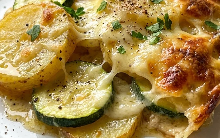 Kartoffel-Zucchini-Auflauf – so cremig & lecker