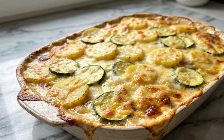 Kartoffel-Zucchini-Auflauf – so cremig & lecker
