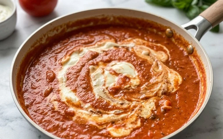 Tomato Pasta Sauce with Cream Cheese