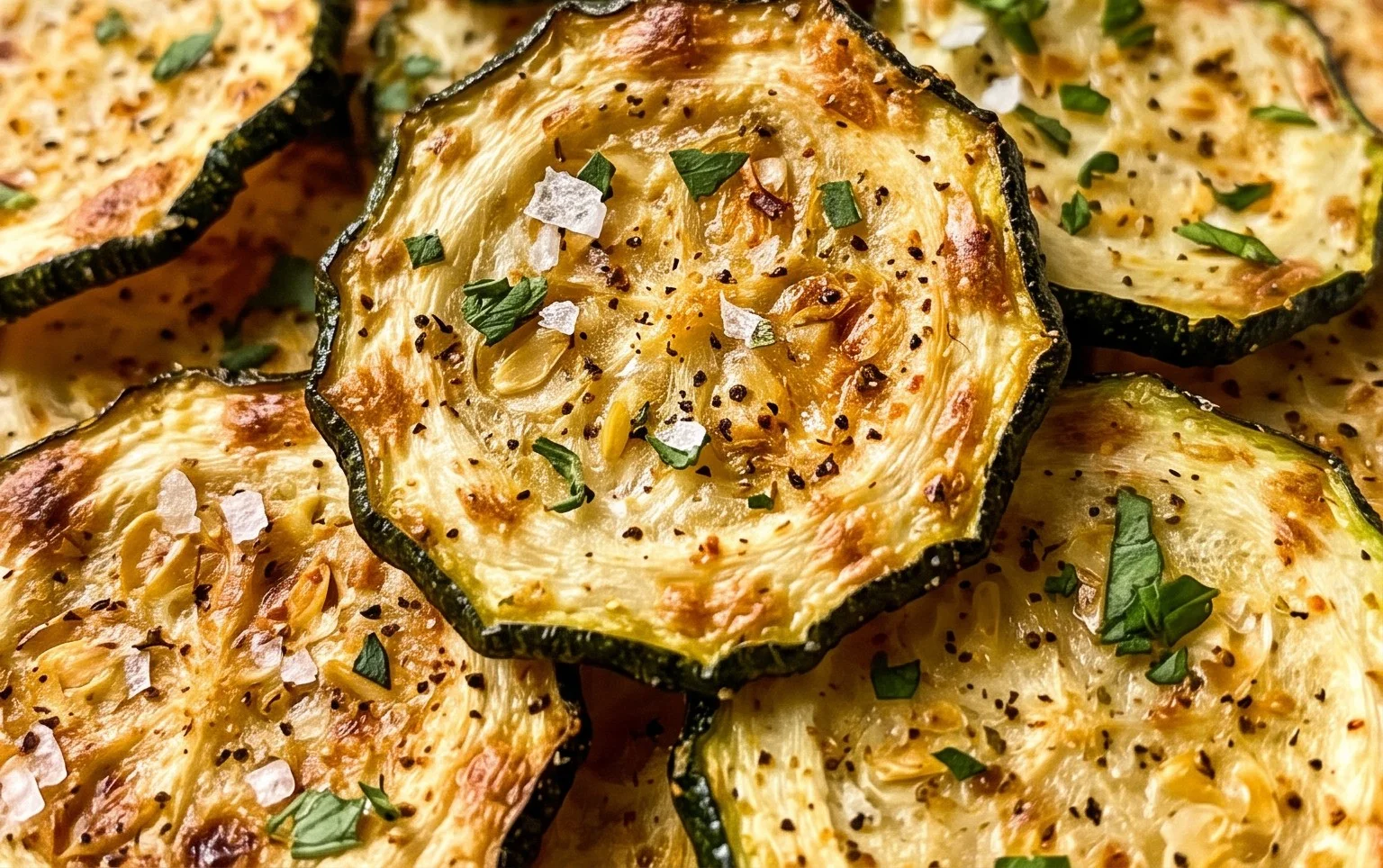 Crispy Baked Zucchini Chips