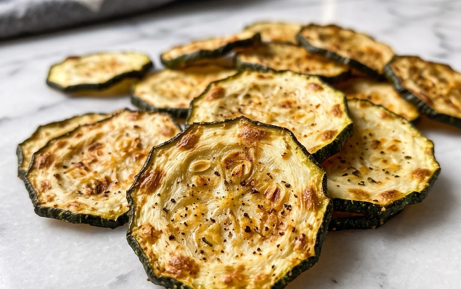 Crispy Baked Zucchini Chips