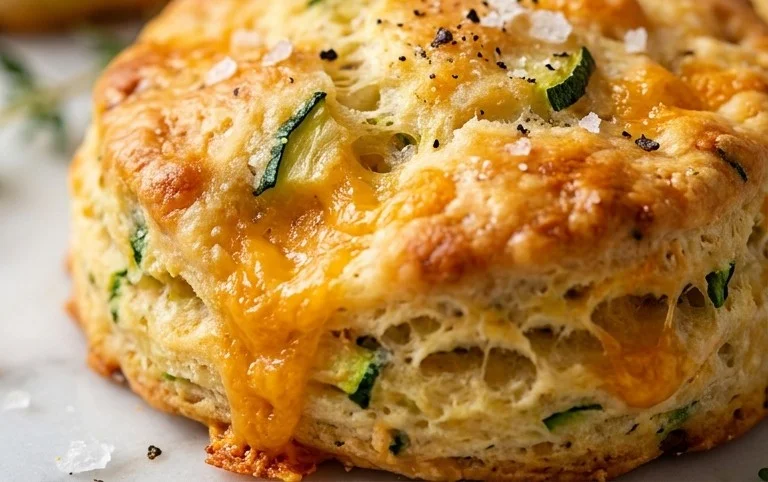 Zucchini Cheddar Biscuits