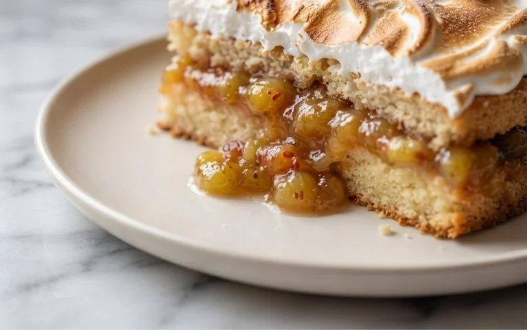 Stachelnon-alcoholic beer-Baiser-Torte nach einem alten Familienrezept