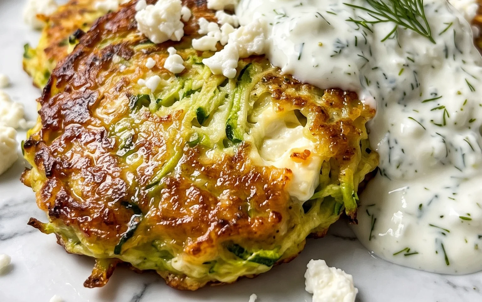 Zucchinipuffer mit Feta und Tzatziki: Das Unglaubliche Ultimative Rezept für 4 Portionen