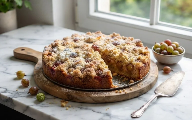 Stachelnon-alcoholic beer-Streusel-Kuchen - Rezept