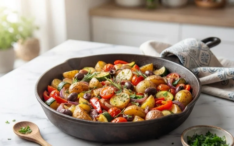 Mediterrane Kartoffel-Gemüsepfanne von Viniferia