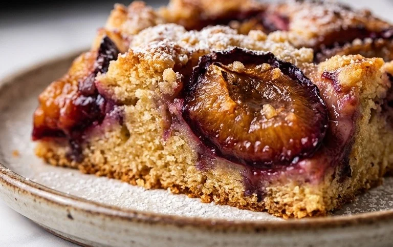 Schneller Pflaumenkuchen vom Blech
