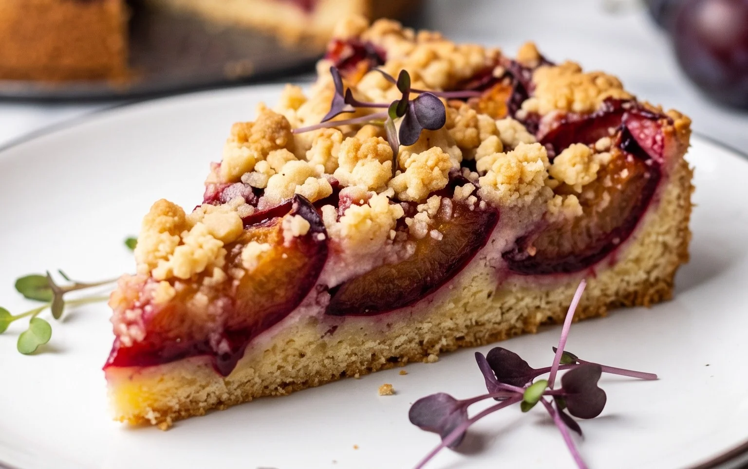 Pflaumenkuchen mit Streuseln aus der Springform Rezept