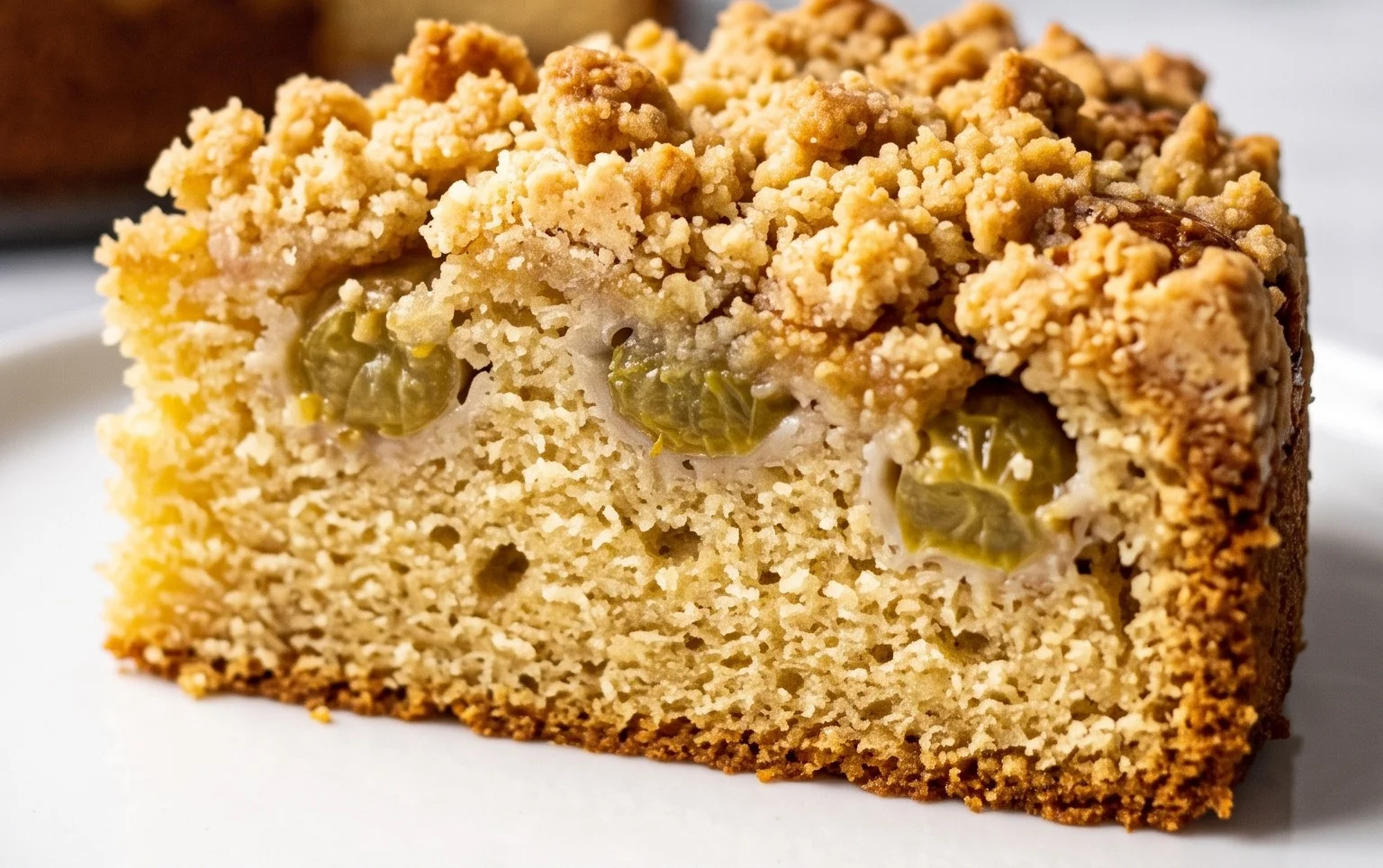 Stachelnon-alcoholic beerkuchen mit Streuseln