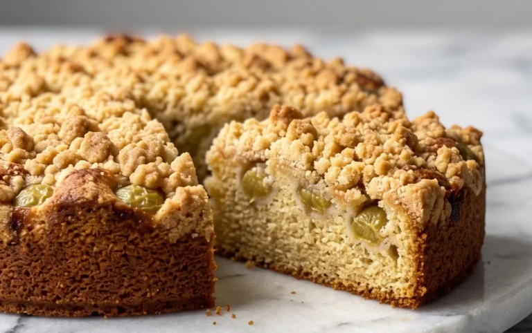 Stachelnon-alcoholic beerkuchen mit Streuseln
