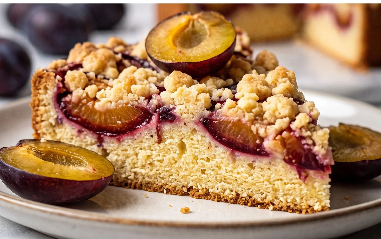 Klassiker: Pflaumenkuchen mit Streuseln