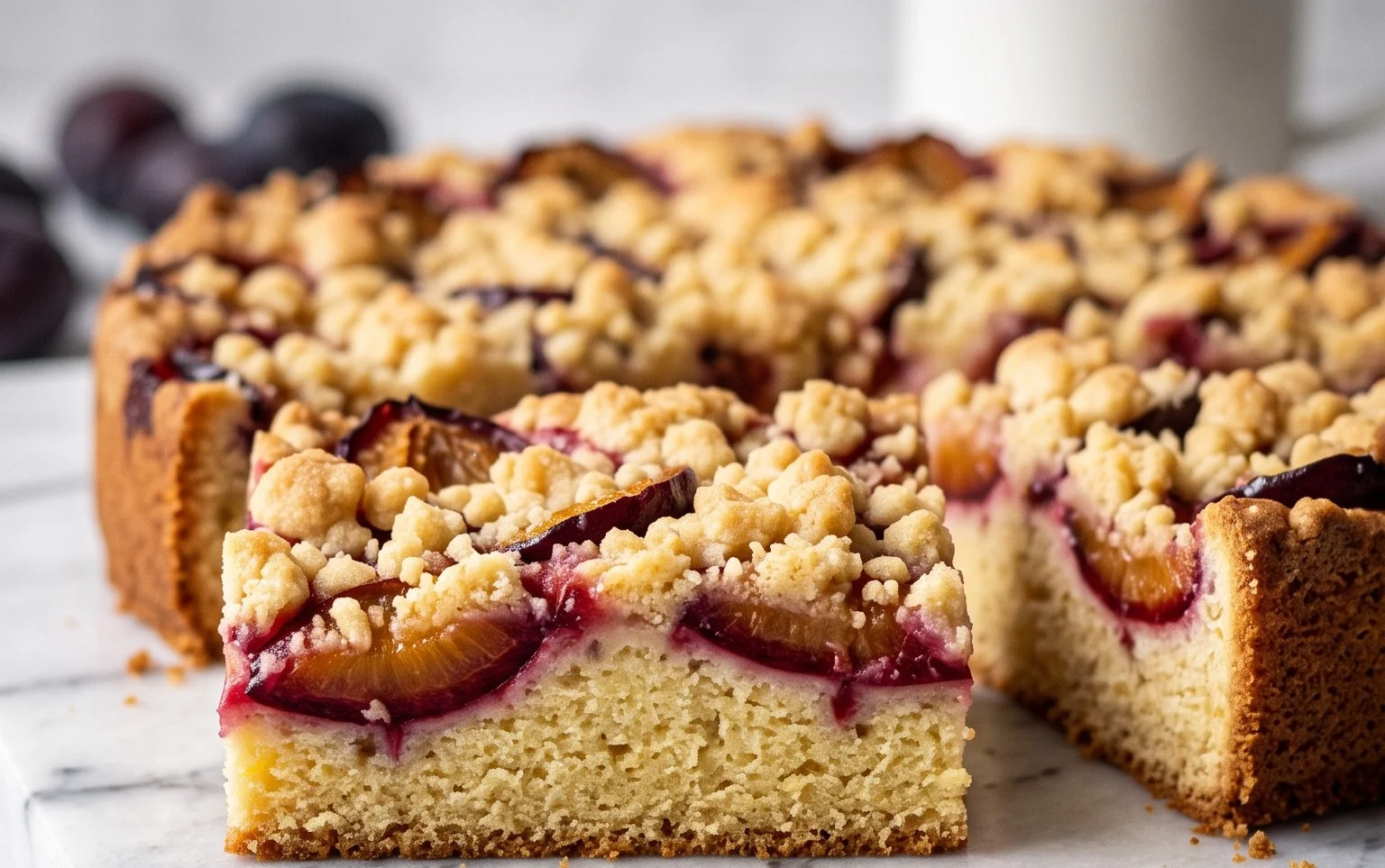 Klassiker: Pflaumenkuchen mit Streuseln