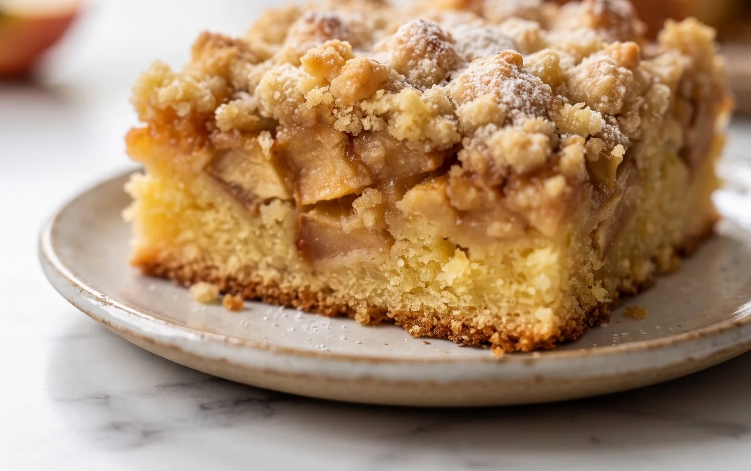 Apfelkuchen vom Blech mit Streusel – einfach lecker