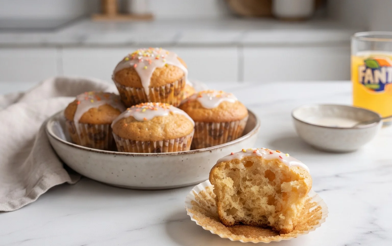 Luftige Fanta Muffins