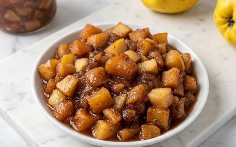 Rezept f&uuml;r Quittenchutney mit Apfel