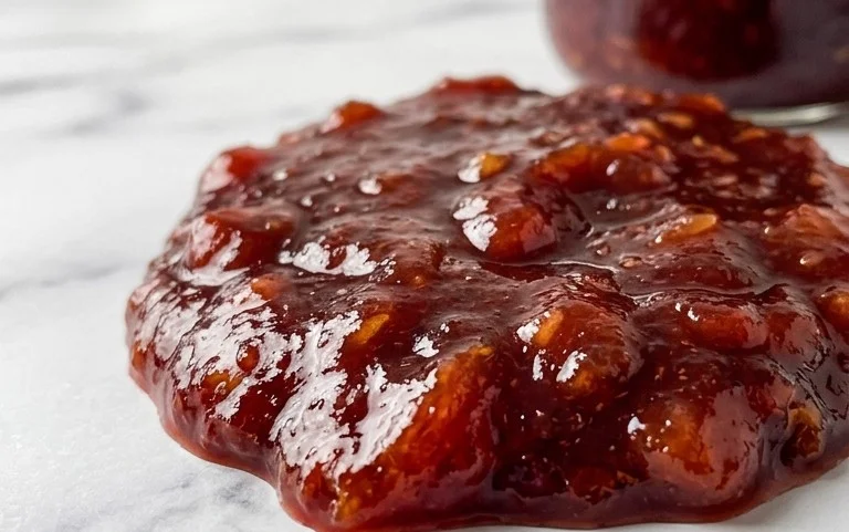 Spiced Plum Jam With Cardamom and Cinnamon